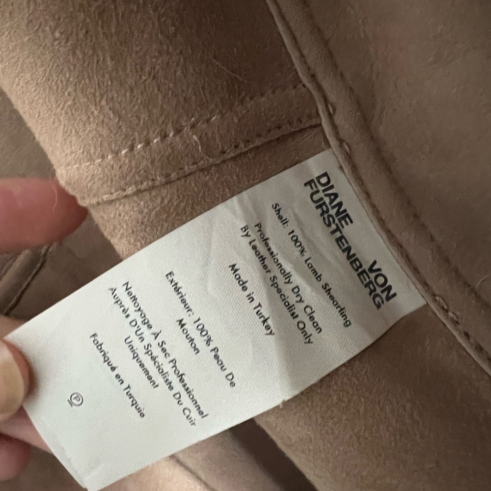 Diane Von Furstenberg Shearling Jacket - Picture 8 of 9